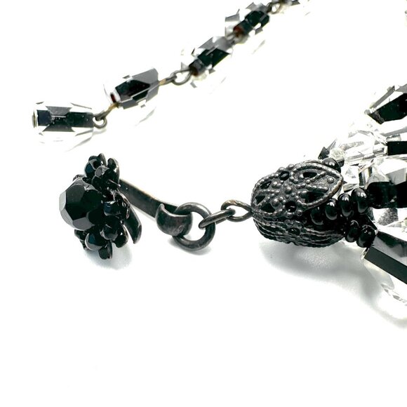 1950s Miriam Haskell Five-Strand Crystal Necklace — Signed, Museum Quality — EUC - Picture 7 of 10